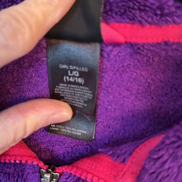 Big Girls NorthFace Fleece Full Zip Jacket 14-16 - Picture 4 of 8